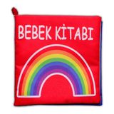 Tox Bebek Renkli Kumaş Sessiz Kitap T061 - Bez Kitap