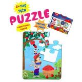 Tox Elmacı Ayı 3+ Keçe Yapboz - 3 Yaş Puzzle T044