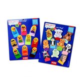 Tox Emojiler ve Vahşi Hayvanlar T106 T782 2 Set 20 Parça Parmak Kukla
