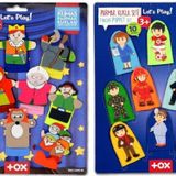 Tox Masal Kahramanları ve Meslekler T761 T225 2 Set 20 Parça Parmak Kukla