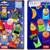 Tox Masal Kahramanları ve Meyveler T105 T225 2 Set 20 Parça Parmak Kukla
