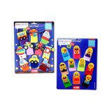 Tox Taşıtlar ve Emojiler T106 T181 2 Set 20 Parça Parmak Kukla