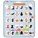 TOX TOYS Gölge Bulma Oyunu Keçe Cırtlı Duvar Panosu, Eğitici Oyuncak