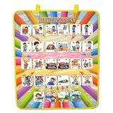 TOX TOYS İngilizce Doğru ve Yanlış Keçe Cırtlı Duvar Panosu, Eğitici Oyuncak