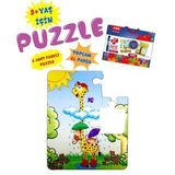 Tox Zürafa 3+ Keçe Yapboz - 3 Yaş Puzzle T043
