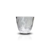 ToXA 0.65 litre Ø11,6x10,2 cm Orkide Saksısı Baklava Desenli Plastik Kristal Yakamoz Orkide Saksı No1
