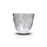 ToXA 1.3 Litre Ø14,6x12,9cm Orkide Saksısı Baklava Desenli Plastik Kristal Yakamoz Orkide Saksı No2