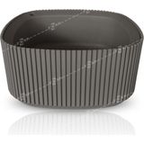 ToXA 1 Litre Antrasit Gri Pera Aranjman Saksı Plastik Bitki Çiçek Kaktüs Saksısı No1 16,5x7,5cm