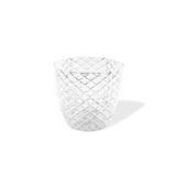 ToXA 5,6 Litre Kesme Orkide Saksısı Kristal Şeffaf Plastik Saksı No4 Ø23x20cm