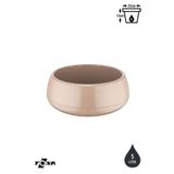 ToXA Aranjman Saksı 4,8 Litre Kahve Gold Moka 33cm Menekşe Kaktüs Sukulent Saksısı Plastik No3