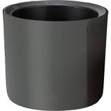 ToXA Mimoza 7cm Antrasit 0,2 Litre Mini Boy Kaktüs Sukulent Saksısı Süzgeçli Minik Parlak Saksı 7 cm - 0,2L