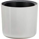ToXA Mimoza 7cm Beyaz 0,2 Litre Mini Boy Kaktüs Sukulent Saksısı Süzgeçli Minik Parlak Saksı 7 cm - 0,2L