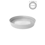 ToXA Saksı Tabağı 21.5cm Fulya Tabak No30 Tabak Beyaz Poliwork Plastik Altlık