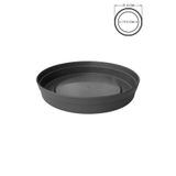 ToXA Saksı Tabağı 21.5cm Fulya Tabak No30 Tabak Gri Poliwork Plastik Altlık