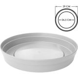 ToXA Saksı Tabağı 26.5cm Fulya Tabak No40 Tabak Beyaz Poliwork Plastik Altlık