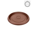 ToXA Saksı Tabağı 55cm Villa Menekşe Damla Kemer Otantik No14 Tabak Kahve Serinova Plastik
