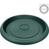 ToXA Villa Menekşe Damla Kemer Otantik Saksı Tabağı NO12 Yeşil 44CM Serinova Toxa Plastik Tabak