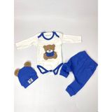 Toy Bear Bebek Takımı - Mavi - 3 - 6 Ay