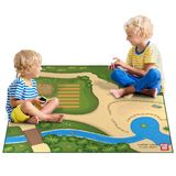 Toy Fish Factory Çiftlik Oyuncakları için Çiftlik Oyun Matı | Katlanabilir Çözüm | Büyük Boy 144,8 cm x 144,8 cm | Çiftlik Hayvanları | Traktör Oyunu | Aktivite Matı | Play Mat tarafından