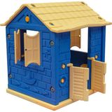 Toy Star Oyun Evi Iki Kapılı - Çocuk Oyun Alanı - Renkli Çocuk Oyun Evi - Mavi