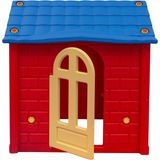 Toy Star Oyun Evi Tek Kapılı - Çocuk Oyun Alanı - Renkli Çocuk Oyun Evi - Kırmızı