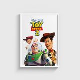 Toy Story 2 (1999) Film Posteri Tablo Çerçeveli Poster Duvar Dekorasyonu - 21 x 30 - Beyaz Çerçeveli