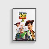 Toy Story 2 (1999) Film Posteri Tablo Çerçeveli Poster Duvar Dekorasyonu - 21 x 30 - Siyah Çerçeveli