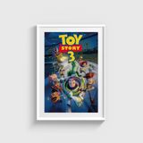 Toy Story 3 (2010) Film Posteri Tablo Çerçeveli Poster Duvar Dekorasyonu - 21 x 30 - Beyaz Çerçeveli