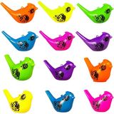 Toyaş 12 Adet Sulu Kuş Bülbül Eğlenceli Müzik Aleti Parti Hediyelik Okul Oyuncakları 6+ Yaş Erkek Çocuklar İçin