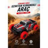 Toyaş 2.4 Ghz Uzaktan Kumandalı Off Road Arazi Aracı Yüksek Hızlı Şarjlı Drift Yapabilen Rc Oyuncak Araba Rtr - Kırmızı