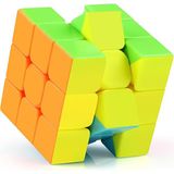 Toyaş 2 Adet Speed Cupe Rubik Küp Zeka Küpü 3x3 Canlı Renkler Hız Küpü,fidget Oyuncak Seyahat Zeka Oyunu - Renkli