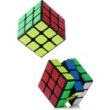 Toyaş 2 Adet Speed Cupe Rubik Küp Zeka Küpü 3x3 Hız Küpü,fidget Oyuncak Seyahat Zeka Oyunu - Renkli
