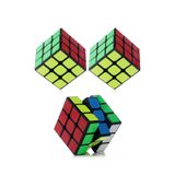 Toyaş 3 adet Speed Cupe Küp Zeka Küpü 3x3 Hız Küpü,Fidget Oyuncak Seyahat Zeka Oyunu VRD/FX7834x3
