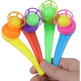 Toyaş 4 Adet Oyuncak Saksafon Popit Pipet Top Üfleme Oyunu Hediyelik Parti Eğlencesi
