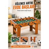 Toyaş Ahşap Ayaklı Langırt Oyunu Çıkarılabilir Ayaklı Masaüstü ve Ayaklı Kullanım Aile ve Çocuk Langırt Masası