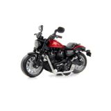 Toyaş Çek Bırak1:14 Die-Cast Clasic Motosiklet Hediyelik Chopper Motor Bordo Oyuncak Motosiklet