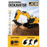 Toyaş Jcb Uzaktan Kumandalı 3 Başlıklı Ekskavatör 2.4 Ghz Işıklı Sesli Şarjlı Metal Alaşımlı Iş Makinesi - Sarı