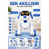 Toyaş Mavi Uzaktan Kumandalı Akıllı Robot Köpek | Dokunmatik, LED Gözlü, Şarkı Söyler ve Dans Eder