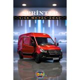 Toyaş Metal 1:48 Mercedes Sprinter Çek Bırak Araba Lisanslı