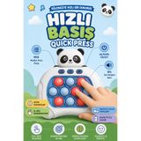 Toyaş Panda Pop It Elektronik Hızlı Basma Konsolu- Eğitici Çocuk Oyuncağı - 4 Modlu Zeka Geliştirici