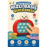 Toyaş Ponçi Pop It Elektronik Hızlı Basma Konsolu- Eğitici Çocuk Oyuncağı - 4 Modlu Zeka Geliştirici