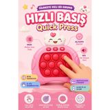 Toyaş Sevimli Bulut Pop It Elektronik Hızlı Basma Konsolu- Eğitici Çocuk Oyuncağı - 4 Modlu Zeka Geliştirici
