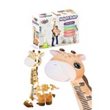 Toyaş Zürafa Çocuk Odası Boy Ölçer Eva Puzzle 57x95 cm Duvar Aksesuarı