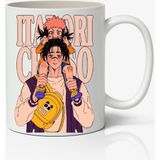 Toyaso Jujutsu Kaisen Itadori Choso Anime Temalı Beyaz Kupa Bardak Porselen Sevgiliye Arkadaşa Hediye - 010 - Beyaz