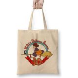 Toyaso Kiki's Delivery Service Küçük Cadı Kiki Studio Ghibli Anime Beyaz Bez Çanta - 34*40 cm - 001-Beyaz