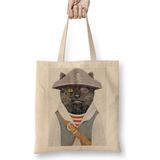 Toyaso Korsan Kedi Cats Beyaz Bez Çanta Uzun Saplı Alışveriş Çantası Plaj Çantası - 34*40 cm - 001-Beyaz
