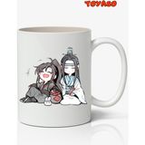 Toyaso Mo Dao Zu Shi Kişiye Özel Anime Temalı Beyaz Kupa Bardak Sevgiliye Arkadaşa Hediye - 010 - Beyaz