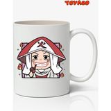Toyaso Naruto Hiruzen Sarutobi Avatar Cute Anime Temalı Beyaz Kupa Bardak Sevgiliye Arkadaşa Hediye - 010 - Beyaz
