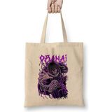 Toyaso Obanai Iguro Demon Slayer Iblis Keser Beyaz Bez Çanta Uzun Saplı Alışveriş Çantası - 34*40 cm - 001-Beyaz