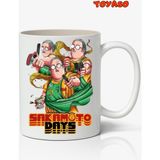 Toyaso Taro Sakamoto Anime Temalı Beyaz Kupa Bardak Sevgiliye Arkadaşa Hediye - 010 - Beyaz